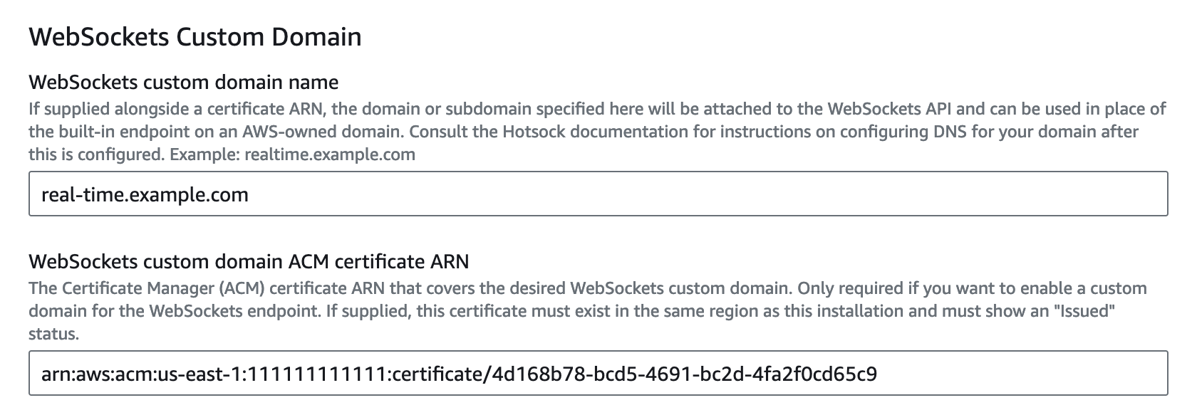 Step 2 - Specify stack details